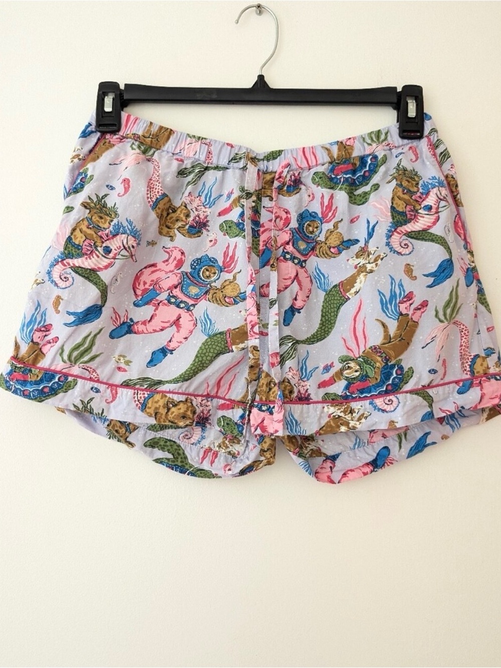 Printfresh Multicolor Mermaid-Print Short Pajama Set - Picture 3 of 5